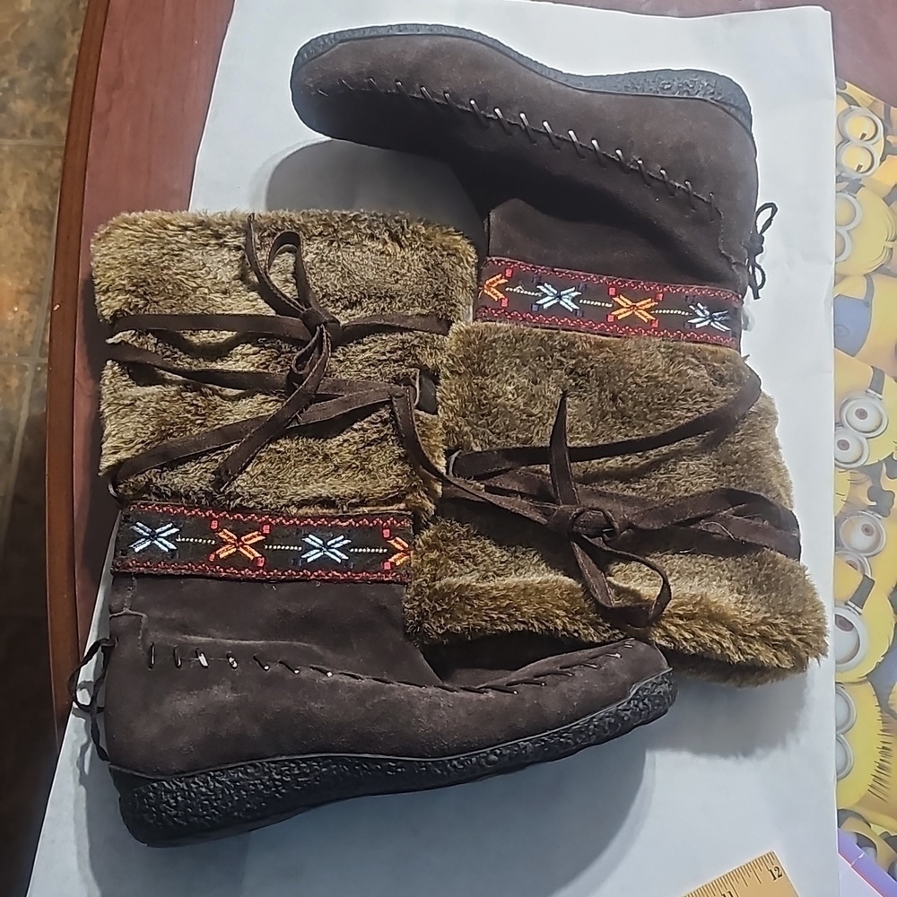 Nine West Women's Winter Moccasin Styled Boots